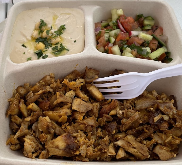 Sabaraba's signature dishes Shawarma PlateBaba-GanoushPita Sandwich